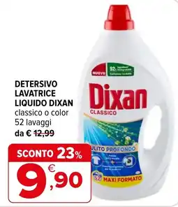 Iperal Detersivo lavatrice liquido Dixan classico offerta