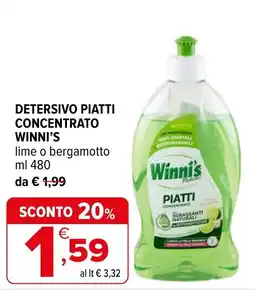 Iperal Detersivo piatti concentrato Winni's offerta