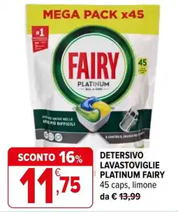 Iperal Detersivo lavastoviglie Platinum Fairy offerta