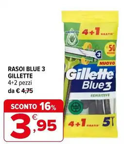 Iperal Rasoi Blue 3 Gillette offerta