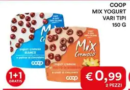 Coop Coop Mix Yogurt Vari Tipi offerta