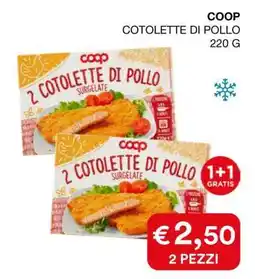 Coop COOP Cotolette di Pollo offerta