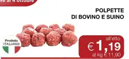 Coop POLPETTE DI BOVINO E SUINO offerta