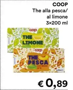 Coop COOP The alla pesca/al limone offerta