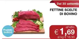 Coop FETTINE SCELTE DI BOVINO offerta