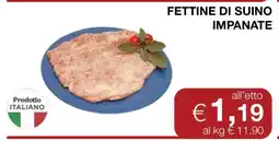 Coop Fettine di suino impanate offerta