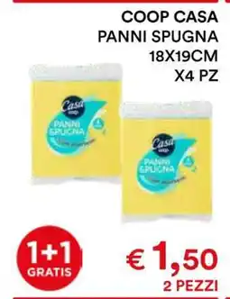 Coop COOP CASA PANNI SPUGNA offerta