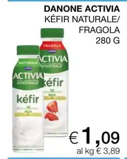 Coop DANONE ACTIVIA KÉFIR NATURALE/FRAGOLA offerta