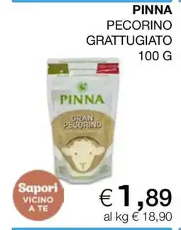 Coop Pinna Pecorino Grattugiato offerta