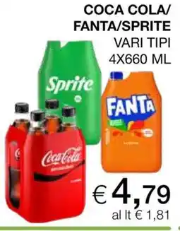 Coop Coca Cola/Fanta/Sprite offerta