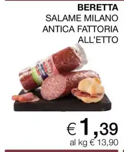 Coop BERETTA SALAME MILANO ANTICA FATTORIA ALL’ETTO offerta