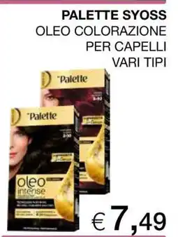 Coop PALETTE SYOSS offerta