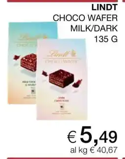 Coop LINDT CHOCO WAFER MILK/DARK offerta