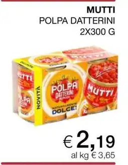 Coop Mutti Polpa Datterini offerta