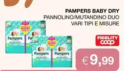 Coop Pampers Baby Dry offerta