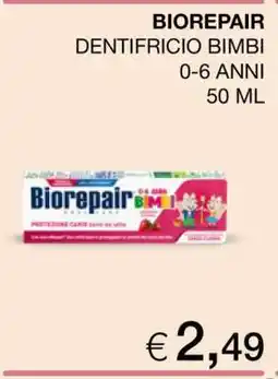 Coop BIOREPAIR DENTIFRICIO BIMBI offerta
