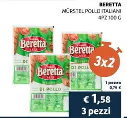 Coop BERETTA WÜRSTEL POLLO ITALIANI offerta