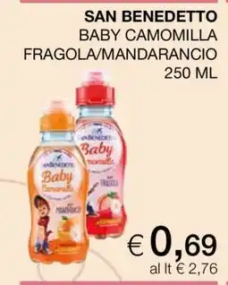 Coop SAN BENEDETTO BABY CAMOMILLA FRAGOLA/MANDARANCIO offerta