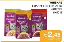 Coop WHISKAS PRANZETTI PER GATTO offerta