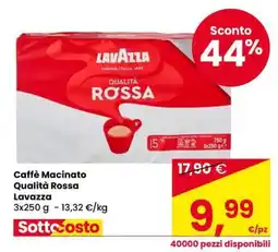 Eurospar Caffè Macinato Qualità Rossa Lavazza offerta