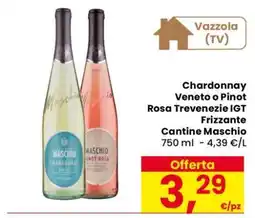 Eurospar Chardonnay Veneto o Pinot Rosa Trevenezie IGT Frizzante offerta