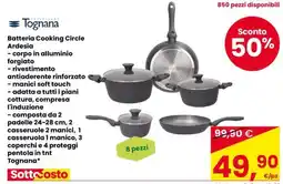 Eurospar Batteria Cooking Circle Ardesia offerta