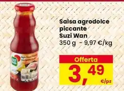 Eurospar Salsa agrodolce piccante Suzi Wan offerta