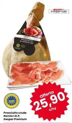 Eurospar Prosciutto crudo Norcia I.G.P offerta