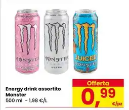 Eurospar Energy drink assortito Monster offerta