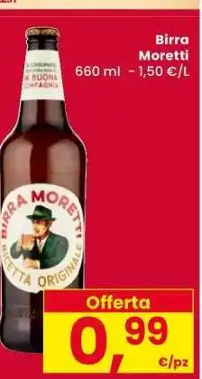 Eurospar BIRRA MORETTI offerta