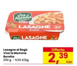 Eurospar LASAGNE AL RAGÙ offerta