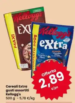 Eurospar Cereali Extra gusti assortiti Kellogg's offerta