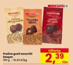 Eurospar Praline gusti assortiti offerta