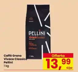 Eurospar Caffè Grano Vivace Classico Pellini offerta