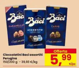 Eurospar Cioccolatini Baci assortiti Perugina offerta