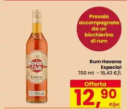 Eurospar Rum Havana Especial offerta