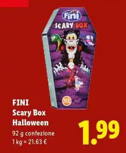 Lidl FINI Scary Box Halloween offerta