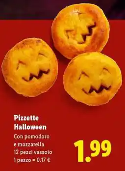 Lidl Pizzette Halloween offerta
