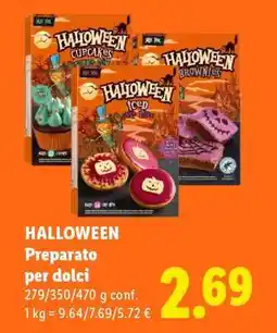 Lidl HALLOWEEN Preparato per dolci offerta