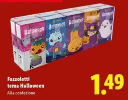 Lidl Fazzoletti tema Halloween offerta