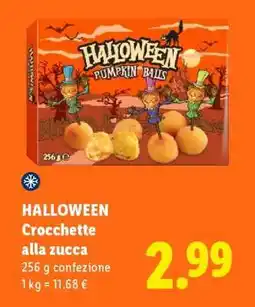 Lidl HALLOWEEN Crochette alla zucca offerta