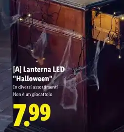 Lidl Lanterna LED Halloween offerta