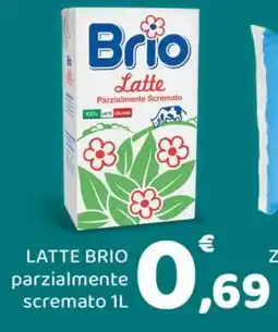 Conad LATTE BRIO parzialmente scremato 1L offerta