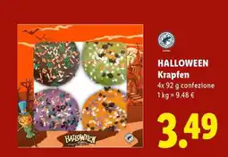 Lidl HALLOWEEN Krapfen offerta