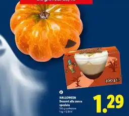 Lidl Halloween Dessert alla zucca speziata offerta