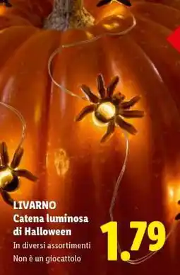 Lidl LIVARNO Catena luminosa di Halloween offerta