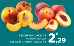 Conad PESCHE NOCI/PESCHE A POLPA GIALLA offerta