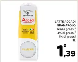 Conad LATTE ACCADÌ GRANAROLO offerta