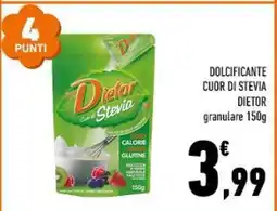 Conad DOLCIFICANTE CUOR DI STEVIA DIETOR offerta
