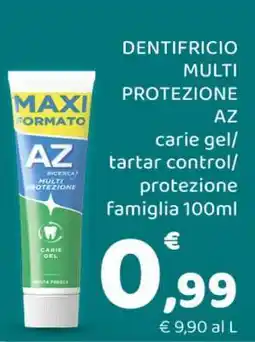 Conad DENTIFRICIO MULTI PROTEZIONE AZ offerta